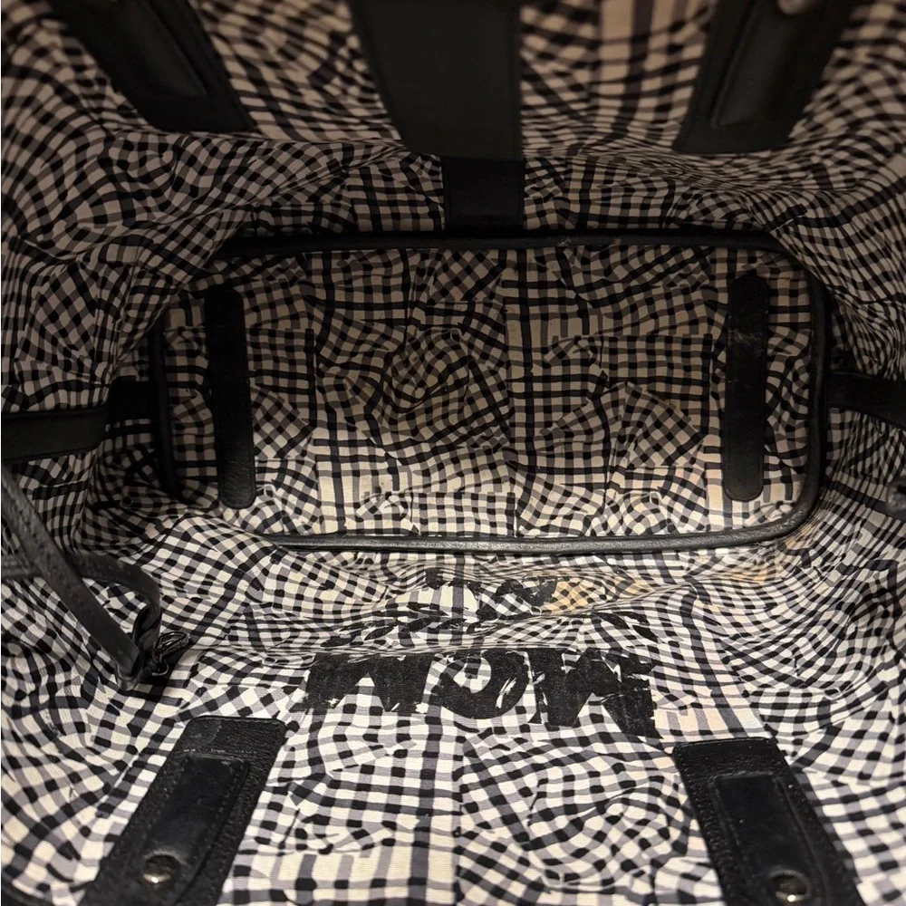 MCM Black Textured Leather tote Bag - Picture 5 of 6